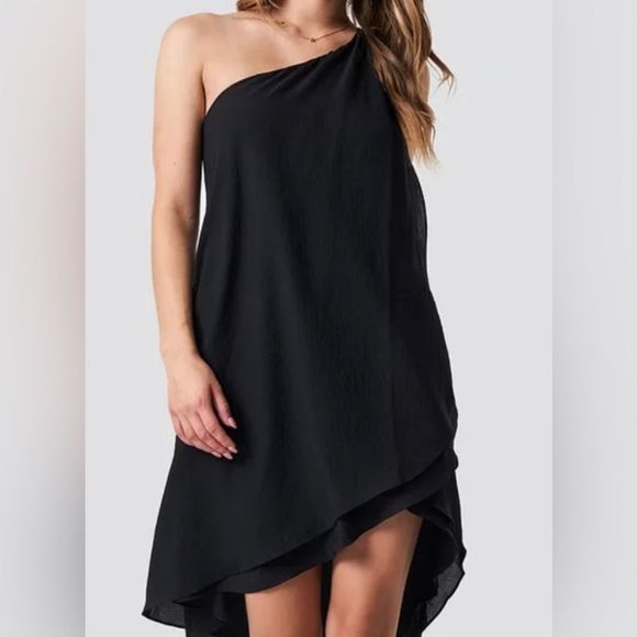 Robe Warehouse Une épaule Imprimé Floral – Bleu, Tailles 6 Et 8, Neuve Avec étiquettes